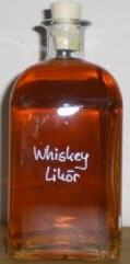 Flasche mit Irish Whiskey Likör